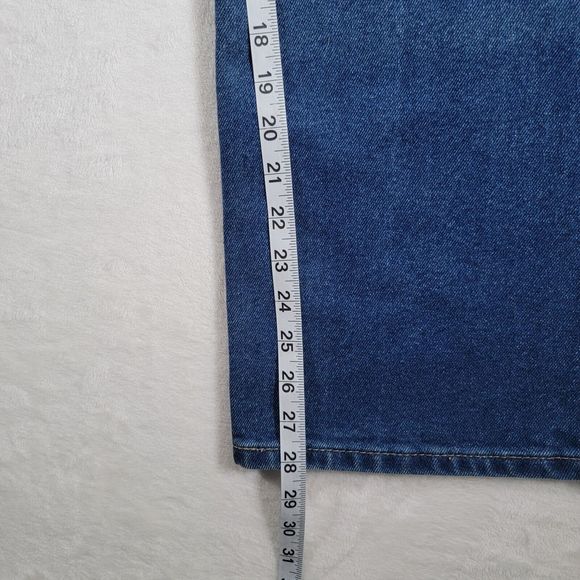 Levi's 517 Mens Jeans 40 x 29 Boot Cut Blue Denim High Rise Red Tab Pants Casual - Picture 9 of 11